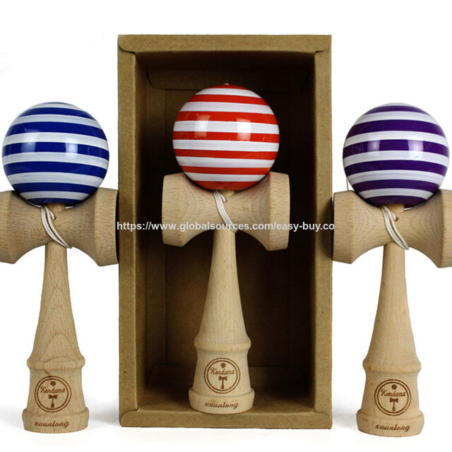 Kendama Japonais Kenyu pour Adultes et Enfants - Balle de Compétition, Jouet Lune pour la Fête des Enfants, Balle Antidérapante pour Débutants avec Compétences