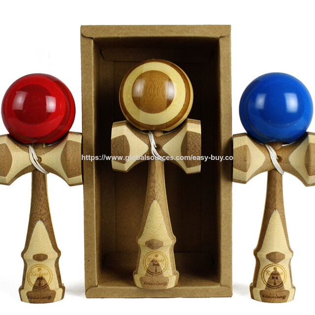 Kendama Japonais Kenyu pour Adultes et Enfants - Balle de Compétition, Jouet Lune pour la Fête des Enfants, Balle Antidérapante pour Débutants avec Compétences