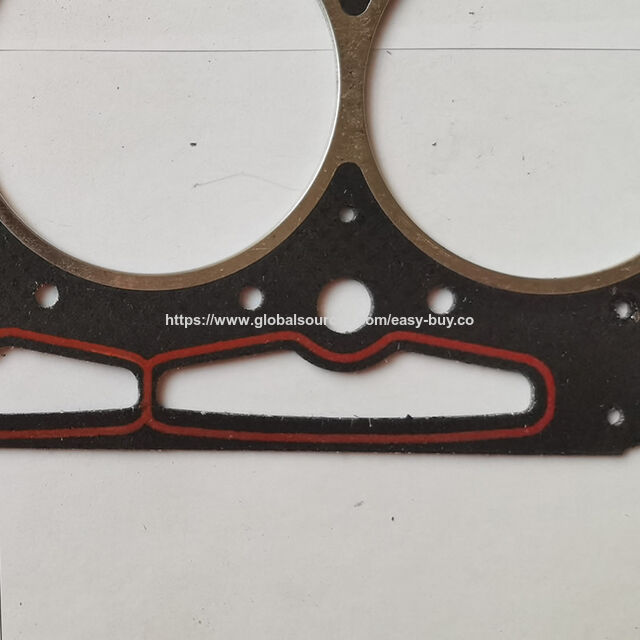 Gasket kepala silinder mesin bensin, kit penggantian gasket kepala suhu tinggi dengan baut