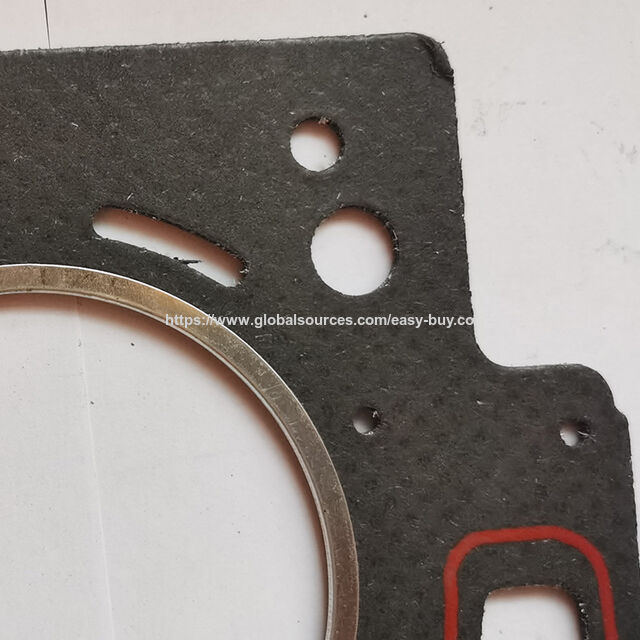 Gasket kepala silinder mesin bensin, kit penggantian gasket kepala suhu tinggi dengan baut