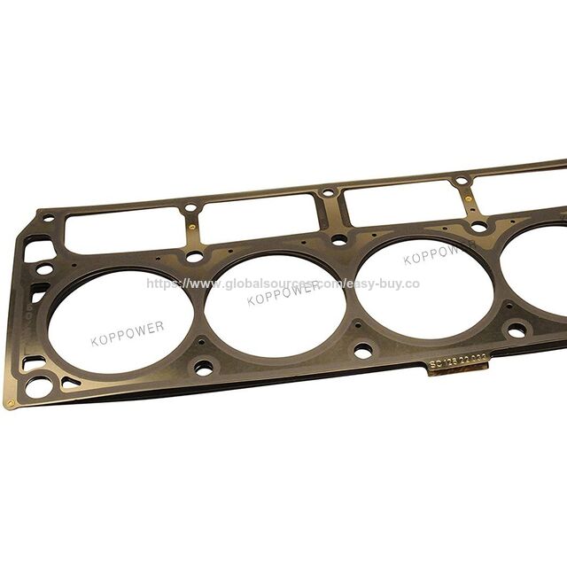 Gasket kepala silinder mesin bensin, kit penggantian gasket kepala suhu tinggi dengan baut