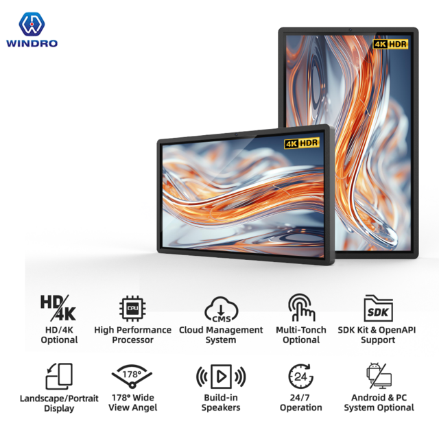 Moniteur Tactile 4K de 21,5 Pouces avec Port HDMI 4K et Capteur Intégré pour la Santé et l'Imagerie