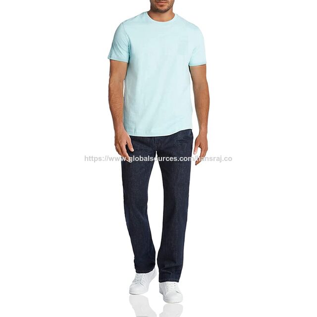 Camiseta de algodón para hombre con logotipo y color personalizables - Venta al por mayor