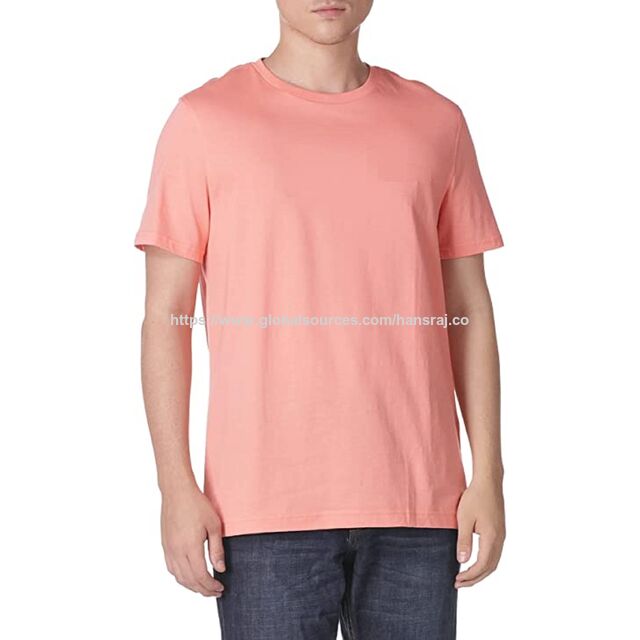 Camiseta de algodón para hombre con logotipo y color personalizables - Venta al por mayor
