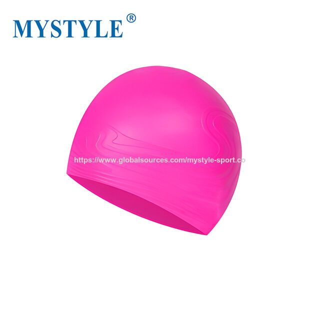 Gorros de Natación de Silicona de Moda con Diseño 3D en Relieve, Protección UV, Cómodos para Natación Prolongada, Pedidos Personalizados Aceptados