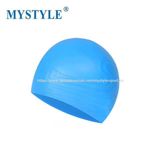 Gorros de Natación de Silicona de Moda con Diseño 3D en Relieve, Protección UV, Cómodos para Natación Prolongada, Pedidos Personalizados Aceptados