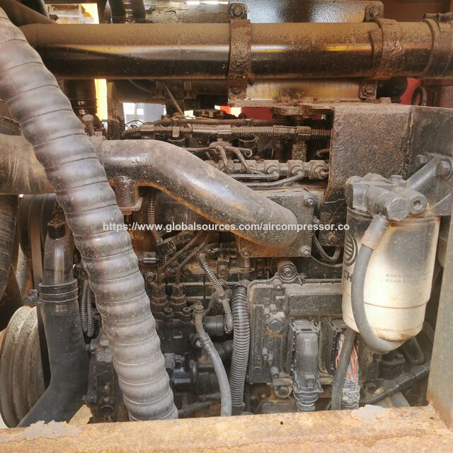 Appareil de forage de puits d'eau TS450 d'occasion, moteur Yuchai, 2021, profondeur de forage 450m, 89 tiges de forage, mât de 6,6m. TS450 ABT349 d'occasion.