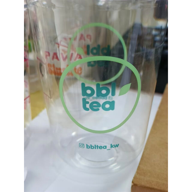 Vente en gros de gobelets jetables personnalisés avec logo pour thé au lait avec couvercle