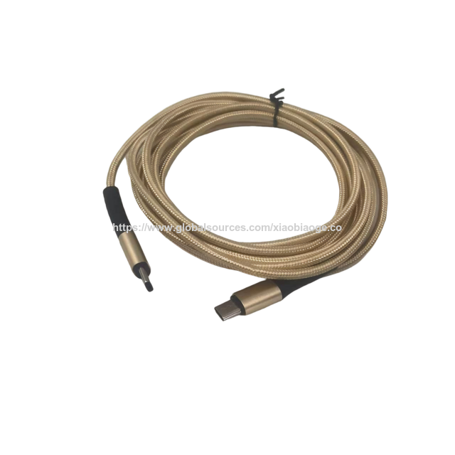 Kabel Charger Anyaman Nilon 3 meter Grosir 60W Fast Charging Kabel Tipe C untuk Kabel Data Ponsel