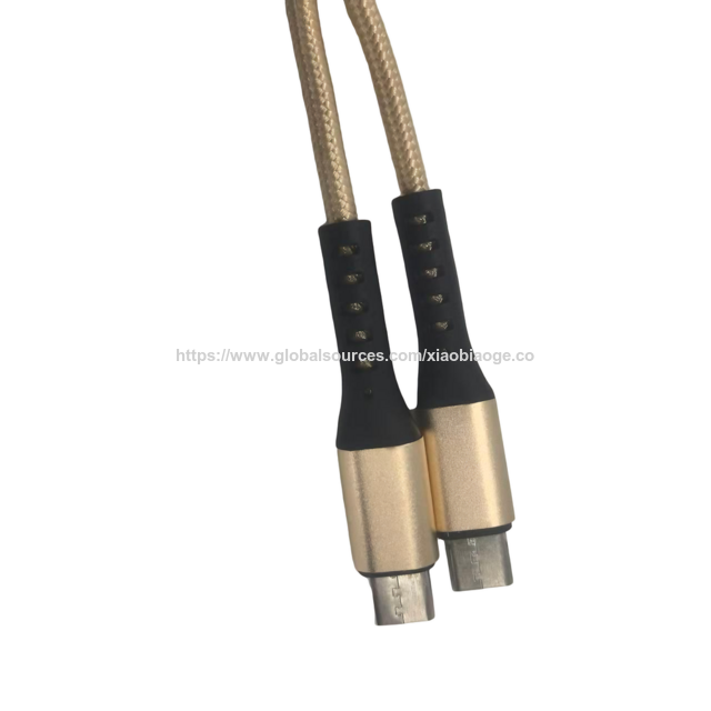 Kabel Charger Anyaman Nilon 3 meter Grosir 60W Fast Charging Kabel Tipe C untuk Kabel Data Ponsel