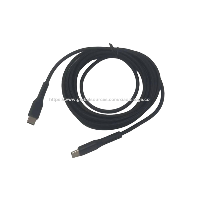 Kabel Charger Anyaman Nilon 3 meter Grosir 60W Fast Charging Kabel Tipe C untuk Kabel Data Ponsel