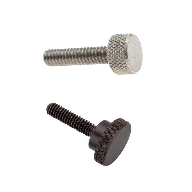 Tornillos de Mariposa Moleteados Anodizados Personalizados - Mecanizado CNC de Precisión con Tolerancia de +/-0.01mm