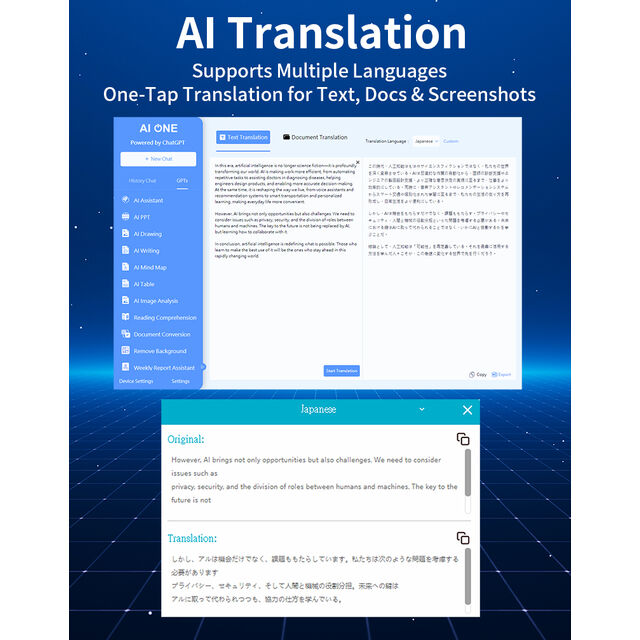 AI ONE 4-1 Präsentator