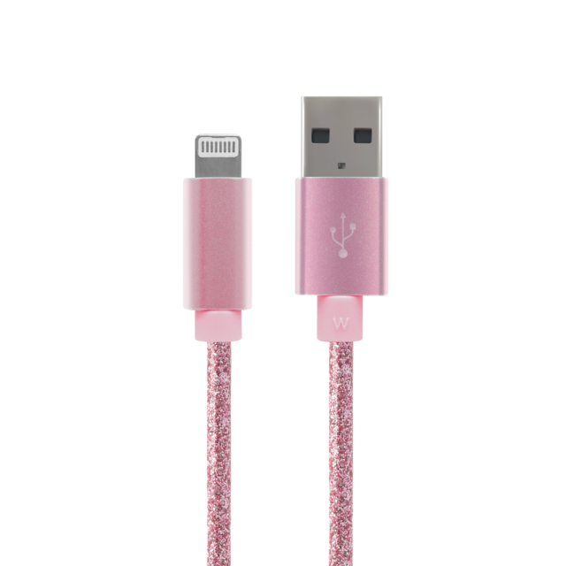 Cable de Carga Rápida USB-A a Lightning de 12W 2.4A | Cable Brillante | Carcasa de Aluminio | Envío desde China o Malasia | Venta al por Mayor y OEM
