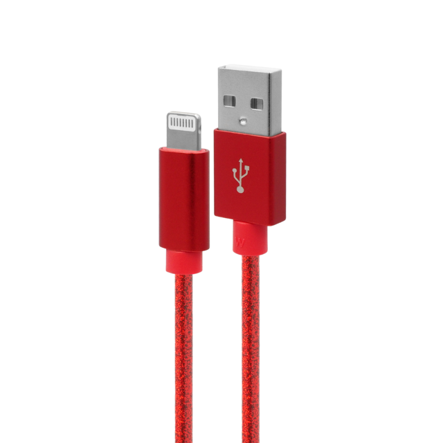 Cable de Carga Rápida USB-A a Lightning de 12W 2.4A | Cable Brillante | Carcasa de Aluminio | Envío desde China o Malasia | Venta al por Mayor y OEM