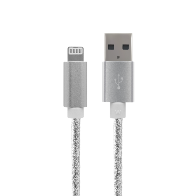Cable de Carga Rápida USB-A a Lightning de 12W 2.4A | Cable Brillante | Carcasa de Aluminio | Envío desde China o Malasia | Venta al por Mayor y OEM