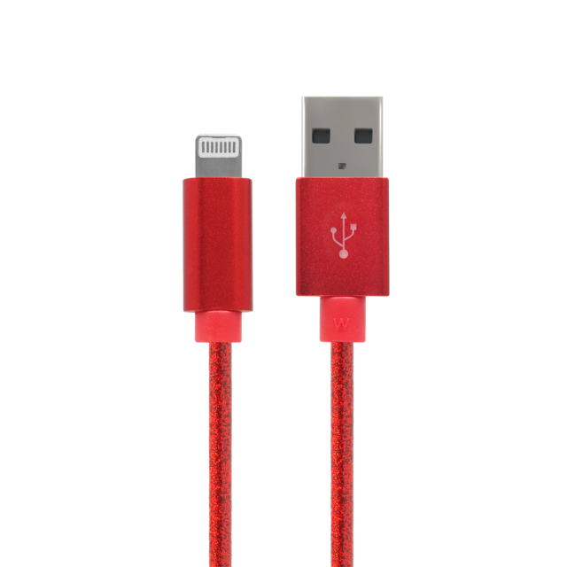 Cable de Carga Rápida USB-A a Lightning de 12W 2.4A | Cable Brillante | Carcasa de Aluminio | Envío desde China o Malasia | Venta al por Mayor y OEM