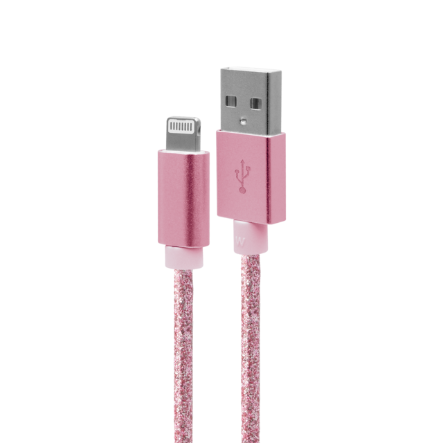 Cable de Carga Rápida USB-A a Lightning de 12W 2.4A | Cable Brillante | Carcasa de Aluminio | Envío desde China o Malasia | Venta al por Mayor y OEM