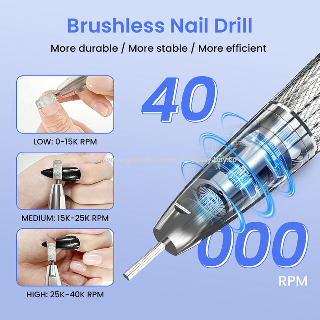 Machine de manucure électrique portable pour enlever le vernis et les cuticules