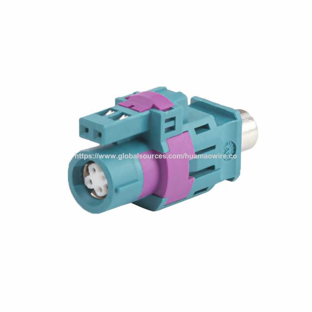 Adaptador de Conector HSD/LVDS 4+2P con Conector Coaxial RF FAKRA para GPS Automotriz