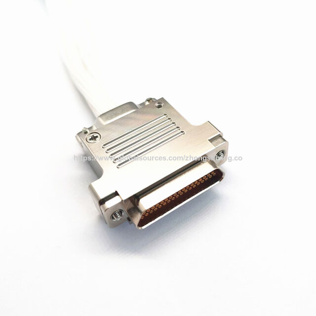 موصل Micro-D أنثى J30J بـ 51 سنًا مع كابل 30 سم لصناعة الطيران والفضاء