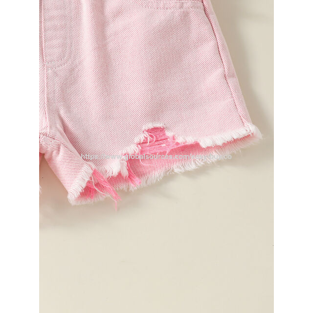 Shorts de Plage pour Filles - Shorts d'été fins et polyvalents. Nouvelle Collection Été 2024 : Pantalons Enfants Couleurs Macaron.
