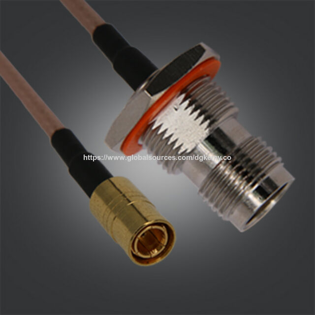 Conector TNC Hembra IP67 IP68, Conector RF TNC Impermeable, Jack TNC Bulkhead con Cable RG-174 de 1.37mm