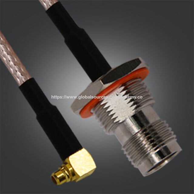 Conector TNC Hembra IP67 IP68, Conector RF TNC Impermeable, Jack TNC Bulkhead con Cable RG-174 de 1.37mm
