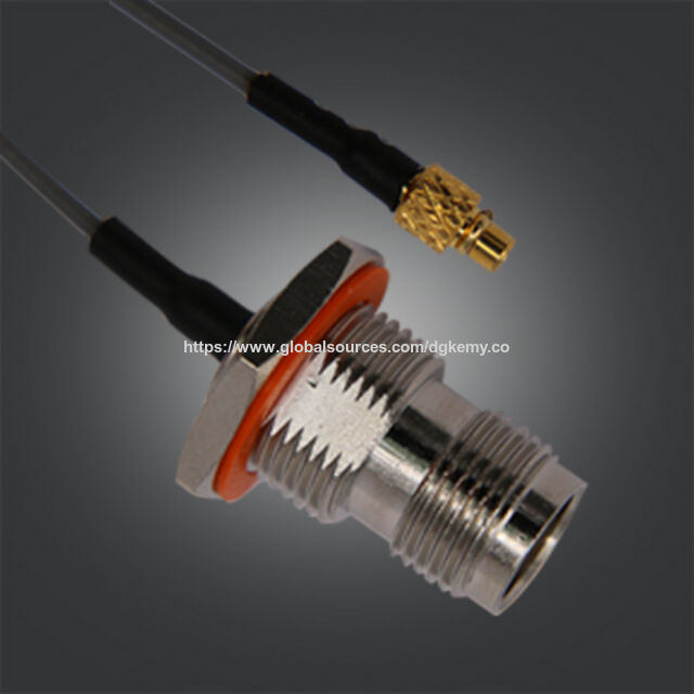 Conector TNC Hembra IP67 IP68, Conector RF TNC Impermeable, Jack TNC Bulkhead con Cable RG-174 de 1.37mm