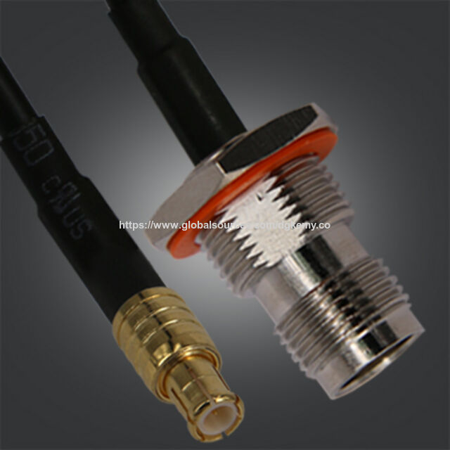 Conector TNC Hembra IP67 IP68, Conector RF TNC Impermeable, Jack TNC Bulkhead con Cable RG-174 de 1.37mm