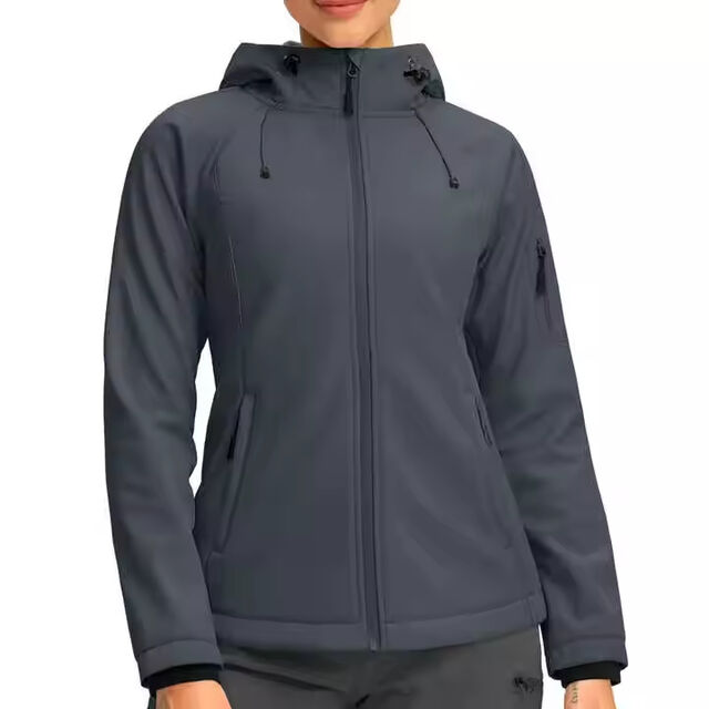 Veste Softshell Femme Haute Qualité Doublée Polaire, Coupe-Vent, Chaude, Légère, Imperméable, Sans Capuche, pour Vestes d'Hiver et d'Automne