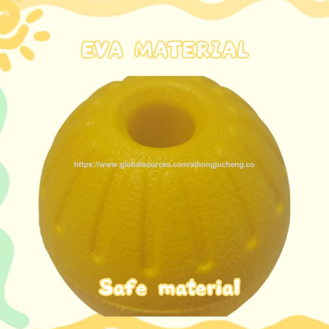 Balle Creuse pour Chien de 50mm, Jouet Léger Interactif pour Rapporter, pour la Dentition et l'Éducation