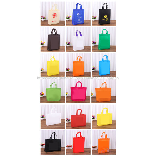 Sacs de Shopping avec Logo, Faible MOQ, Sac Non Tissé Recyclable