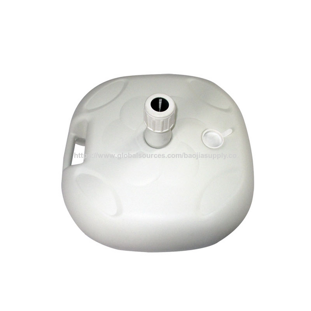 Base de réservoir d'eau sous pression en plastique noir de 16 litres pour drapeau de plage, base de réservoir d'eau, base de support de réservoir d'eau de type seau