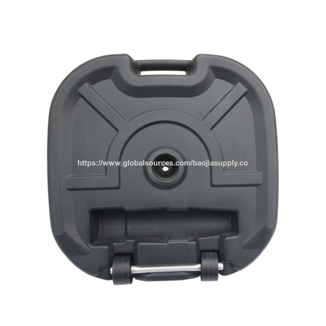 Base de réservoir d'eau sous pression en plastique noir de 16 litres pour drapeau de plage, base de réservoir d'eau, base de support de réservoir d'eau de type seau