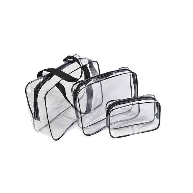 Mochila transparente de doble hombro, mochila transparente para estudiantes con compartimentos secos y húmedos para actividades al aire libre