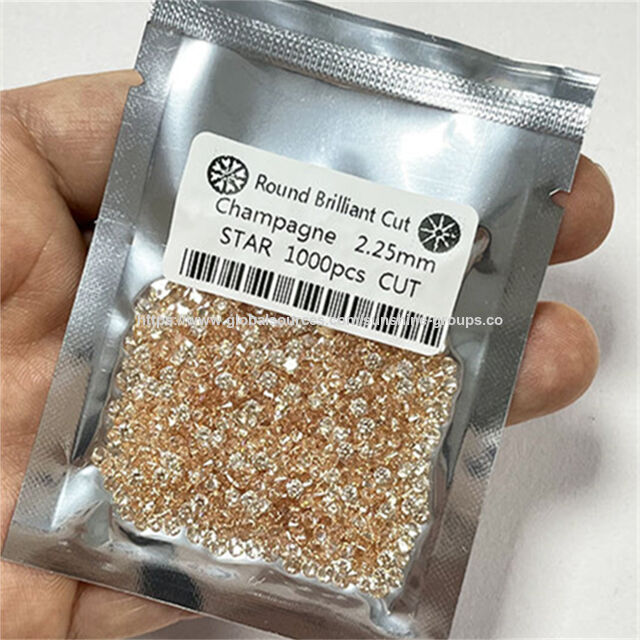 Piedras sueltas de circonita cúbica multicolor de 0.8-3.0 mm, piedras de circonita cúbica de corte redondo de tamaño pequeño, pieza accesoria