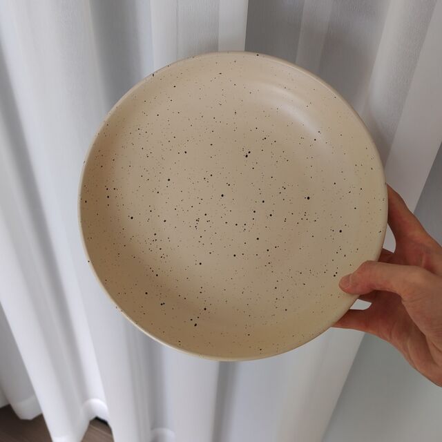 Bol Grande de Cerámica para Ensalada con Diseño de Goteo de Tinta Retro, Bol para Arroz y Fideos, Bol Sopa al Por Mayor, Plato Hondo para Fideos Caseros