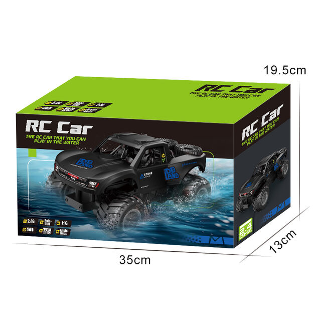 Amphibien RC Rock Crawler 4WD Wasserdichter Stunt-Fernbedienungswagen - All-Terrain-Leistung
