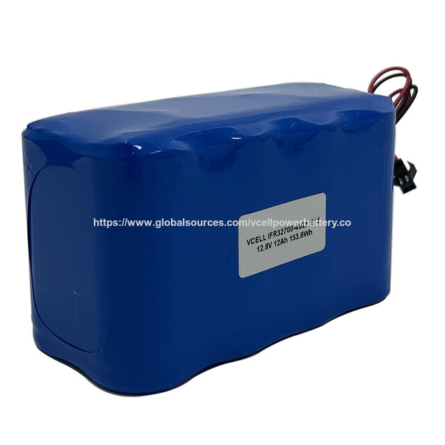 حزمة بطارية VCELL/OEM 12.8V 14Ah IFR32700-4S2P Lifepo4 مع نظام إدارة البطارية الذكي للمركبات الكهربائية، مصابيح الطاقة الشمسية، UPS