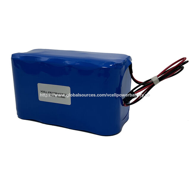 حزمة بطارية VCELL/OEM 12.8V 14Ah IFR32700-4S2P Lifepo4 مع نظام إدارة البطارية الذكي للمركبات الكهربائية، مصابيح الطاقة الشمسية، UPS