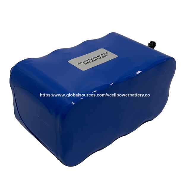 حزمة بطارية VCELL/OEM 12.8V 14Ah IFR32700-4S2P Lifepo4 مع نظام إدارة البطارية الذكي للمركبات الكهربائية، مصابيح الطاقة الشمسية، UPS