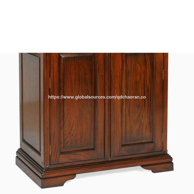 Langlebiger moderner klassischer hölzerner Kleiderschrank, doppelt, komplett zum Aufhängen, zerlegbar, Schlafzimmer-, Hotelmöbel, Aufbewahrung