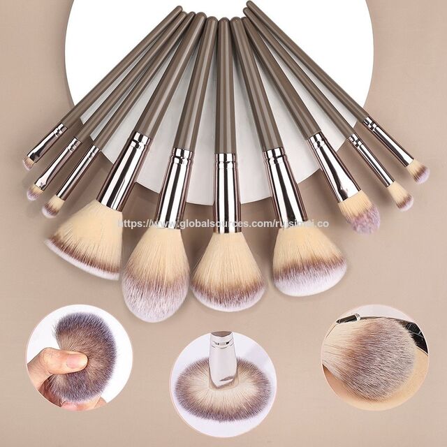 Ensemble Professionnel de Pinceaux de Maquillage Cosmétique Personnalisé avec Sac - Jeux de Pinceaux de Maquillage