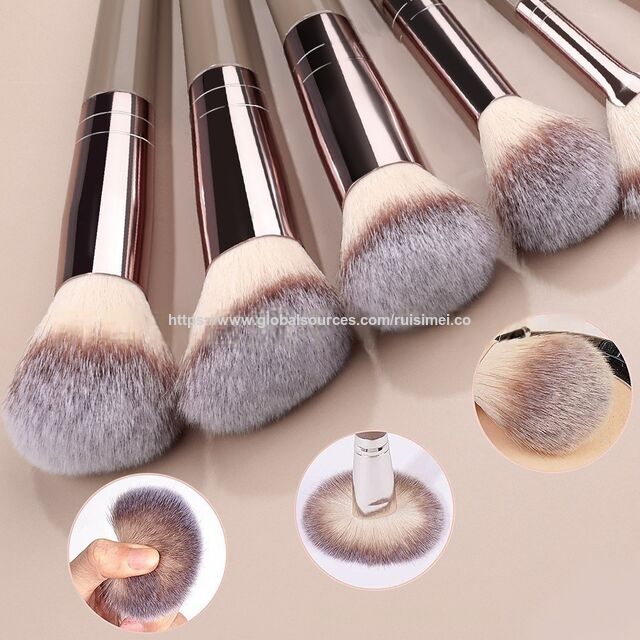 Ensemble Professionnel de Pinceaux de Maquillage Cosmétique Personnalisé avec Sac - Jeux de Pinceaux de Maquillage