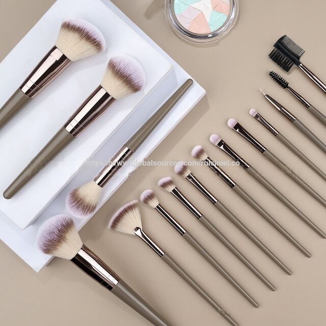 Ensemble Professionnel de Pinceaux de Maquillage Cosmétique Personnalisé avec Sac - Jeux de Pinceaux de Maquillage