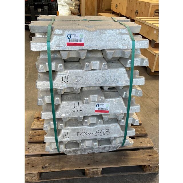 Polen Premium Aluminiumbarren 99,99% Chemische Zusammensetzung A7-Güte ISO9001-zertifizierter Lieferant Gleichbleibend Hohe Qualität
