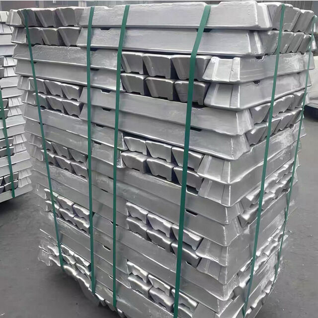 Polen Premium Aluminiumbarren 99,99% Chemische Zusammensetzung A7-Güte ISO9001-zertifizierter Lieferant Gleichbleibend Hohe Qualität