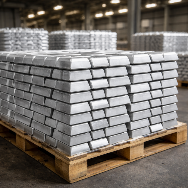 Maßgeschneiderter Aluminiumbarren A7, 99,99% ASTM-Standard, nicht sekundär, MOQ 10 Tonnen, Bestseller-Großbestellung, schneller Versand