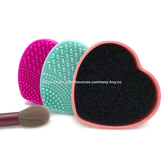 Silikon-Make-up-Pinselreiniger, Schwammreiniger, Trockenreinigung, für Make-up-Pinsel